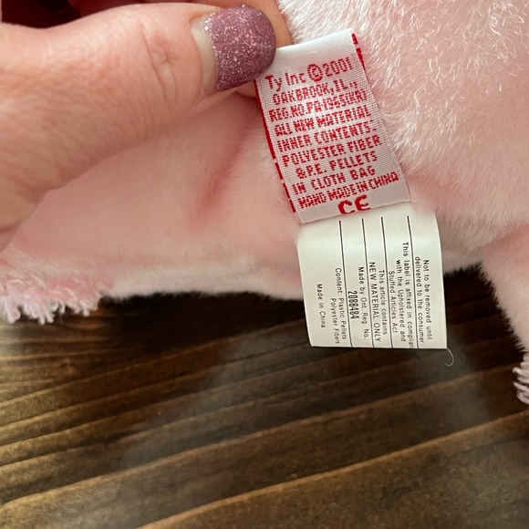 Ty Beanie Buddy “Brigitte” the Pink Poodle - 10 inch - Picture 6 of 7